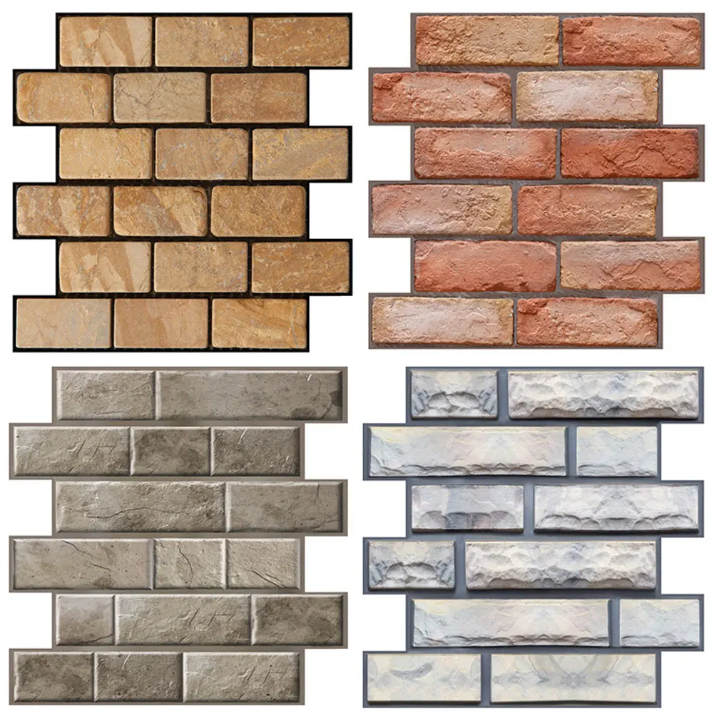 30x30cm 3D Tile Brick наклейки на стену Decor Waterproof Self-adhesive Waterproof Foam Panel Backdrop Decor Wall Sticker
30x30cm 3D Tile Brick наклейки на стену Decor Waterproof Self-adhesive Waterproof Foam Panel Backdrop Decor Wall Sticker