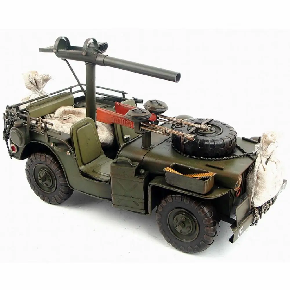 Ретро Оловянная модель автомобиля 1940 ручная работа антикварный железный подарок