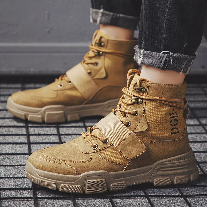 2020 New Men Boots Leather Waterproof Lace Up Military Boots Men Winter Ankle Lightweight Shoes for Men Autumn Winter Casual
2020 New Men Boots Leather Waterproof Lace Up Military Boots Men Winter Ankle Lightweight Shoes for Men Autumn Winter Casual