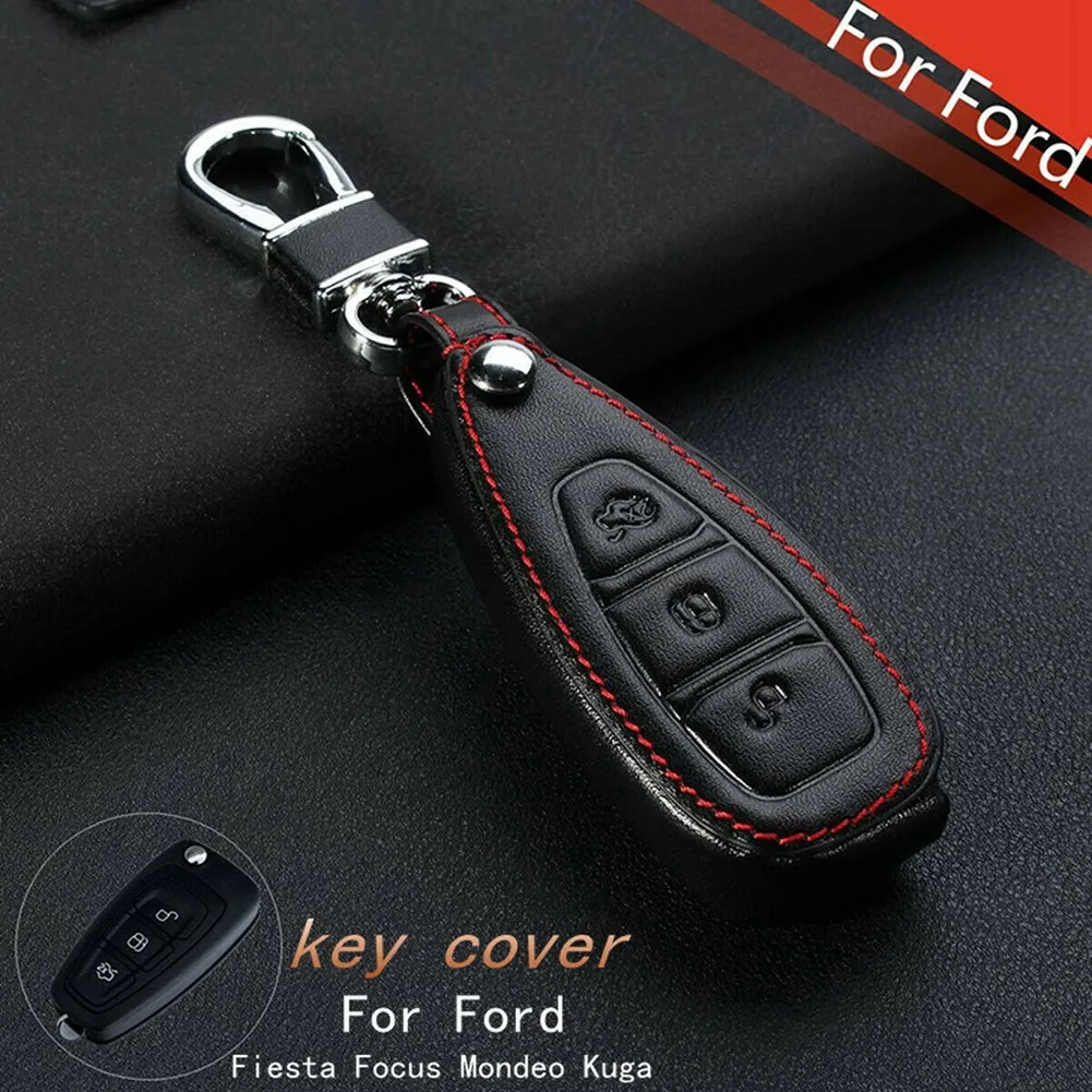 Кожаный чехол для Ford Fiesta Focus Mondeo Kuga, 3 кнопки, Автомобильный ключ, Антивибрационная Сумка-держатель, 1 шт.
Кожаный чехол для Ford Fiesta Focus Mondeo Kuga, 3 кнопки, Автомобильный ключ, Антивибрационная Сумка-держатель, 1 шт.