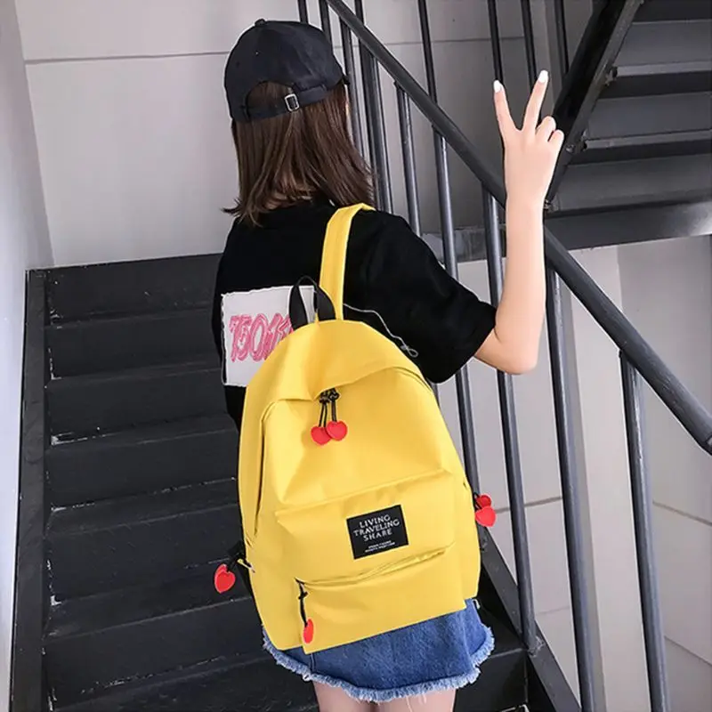 Кожаные школьные ранцы для девочек, нейлоновый дорожный рюкзак, повседневный рюкзак 50LD 
Кожаные школьные ранцы для девочек, нейлоновый дорожный рюкзак, повседневный рюкзак 50LD