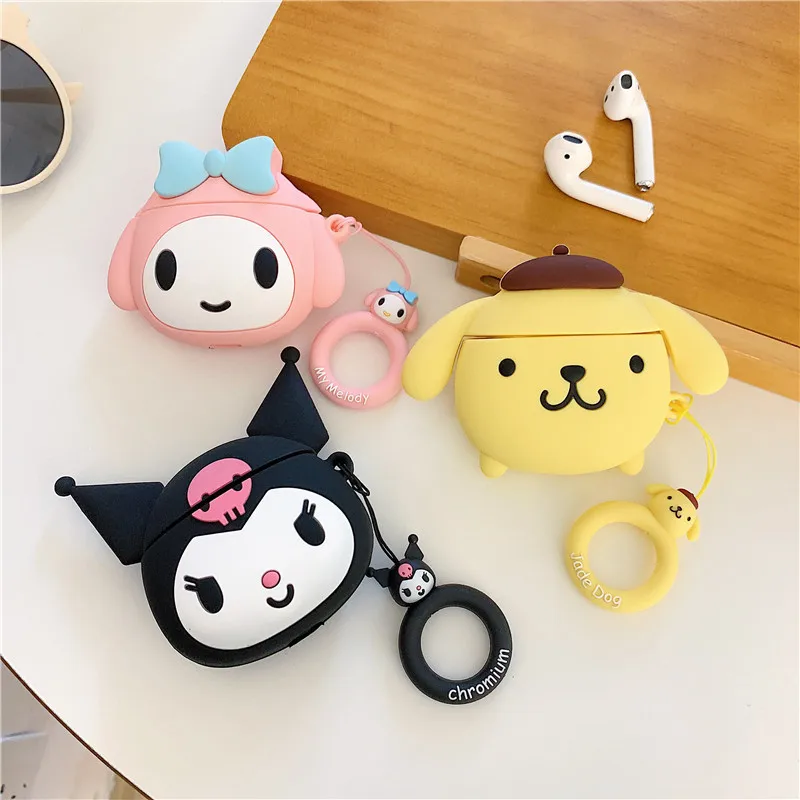 Cute Cartoon Airpods Protective Cover Kawaii Kuromi My Melody Iphone Wireless Bluetooth Headset Silicone Soft Shell Cover Gift
Cute Cartoon Airpods Protective Cover Kawaii Kuromi My Melody Iphone Wireless Bluetooth Headset Silicone Soft Shell Cover Gift