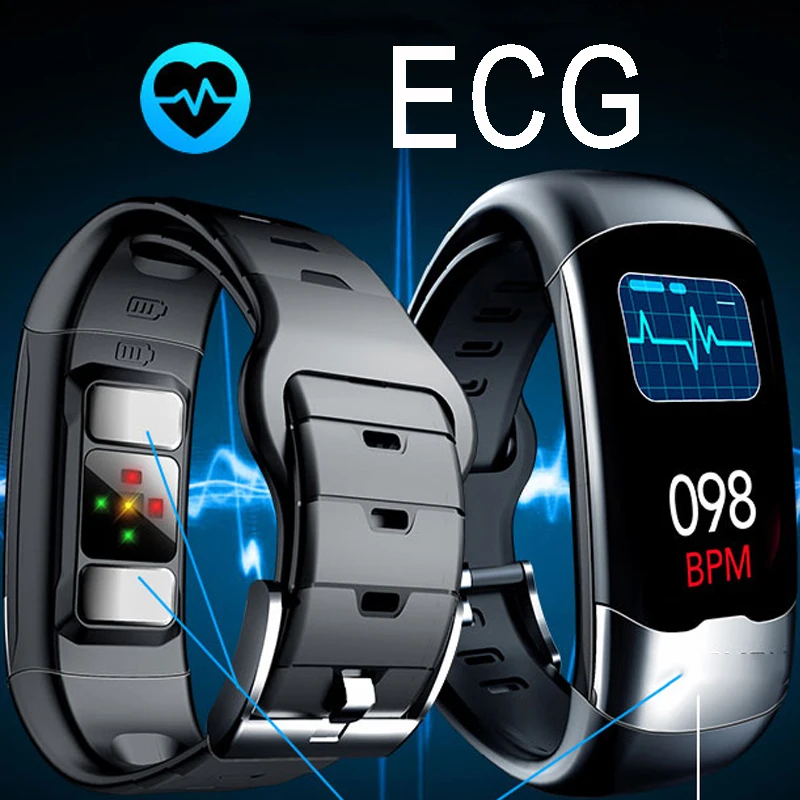 ЭКГ HRV PPG спортивный смарт браслет высокого качества USB Смарт трекер сердечного