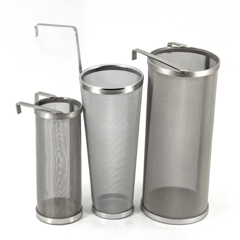 1PC Stainless Steel Portable Homemade Brew Beer Hop Mesh Filter Strainer with Hook Beer Brewing Hop Spider Mesh Filter Strainer
1PC Stainless Steel Portable Homemade Brew Beer Hop Mesh Filter Strainer with Hook Beer Brewing Hop Spider Mesh Filter Strainer