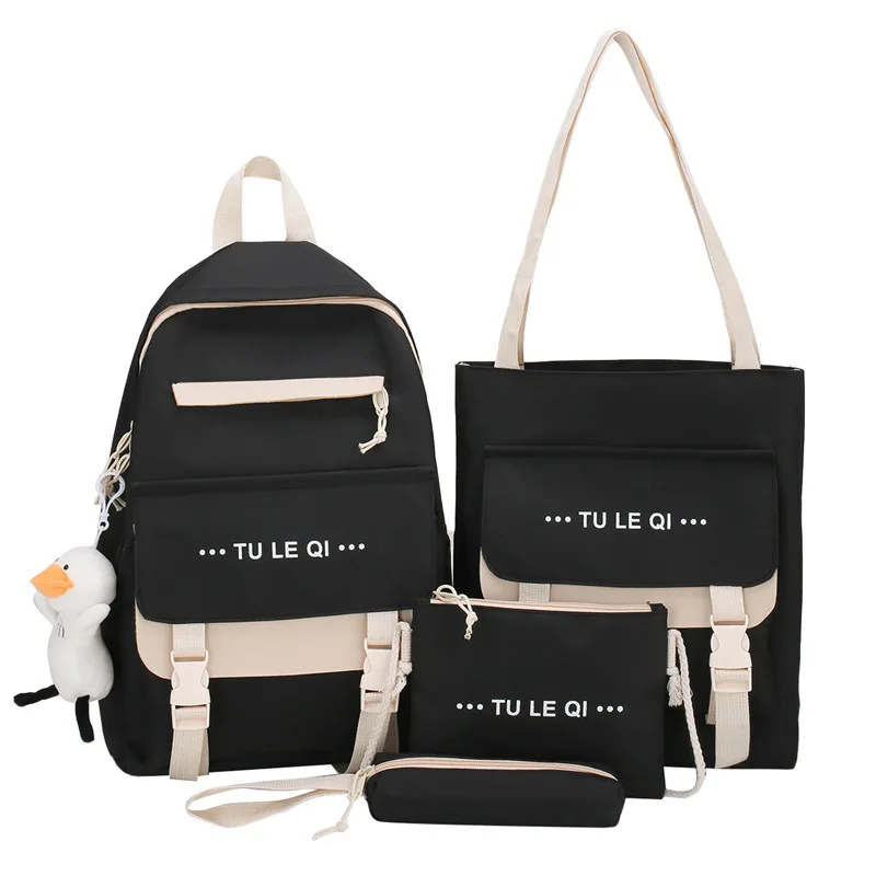 4 set School Bags for Teenage Girls Kids Children Student Backpack Travel Teen Shoulder Bag Child Schoolbag New Women backpack
4 set School Bags for Teenage Girls Kids Children Student Backpack Travel Teen Shoulder Bag Child Schoolbag New Women backpack