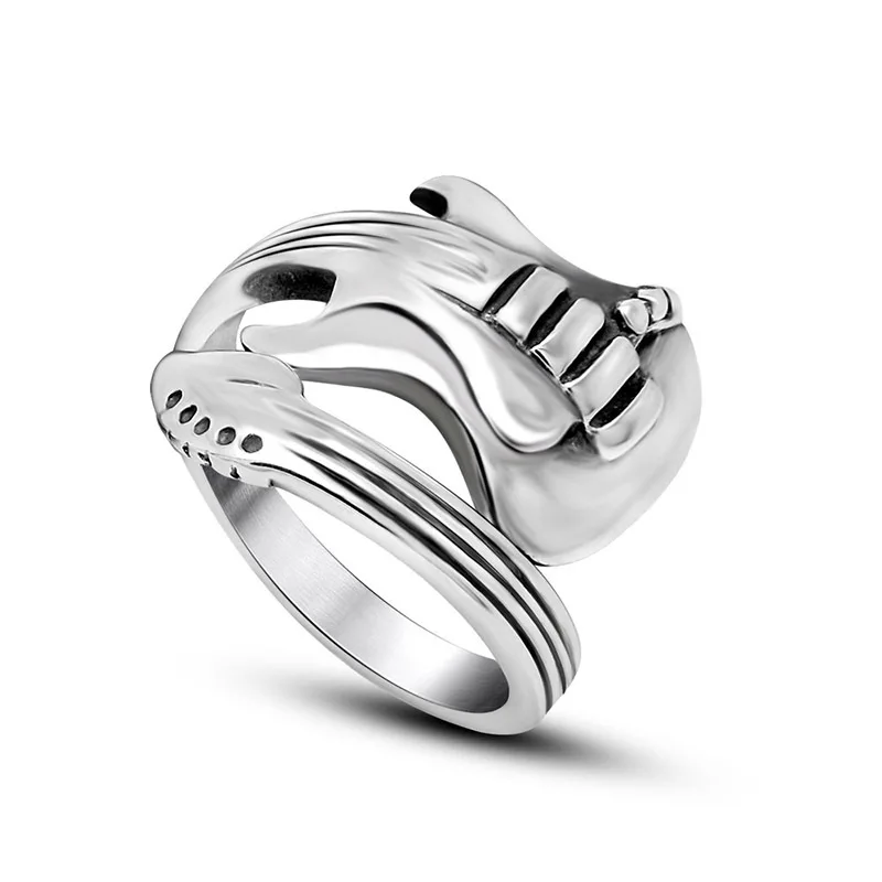 Megin D New Vintage Punk Hiphop Personality Guitar Titanim Steel Rings for Men Women Couple Friend Fashion Design Gift Jewelry
Megin D New Vintage Punk Hiphop Personality Guitar Titanim Steel Rings for Men Women Couple Friend Fashion Design Gift Jewelry