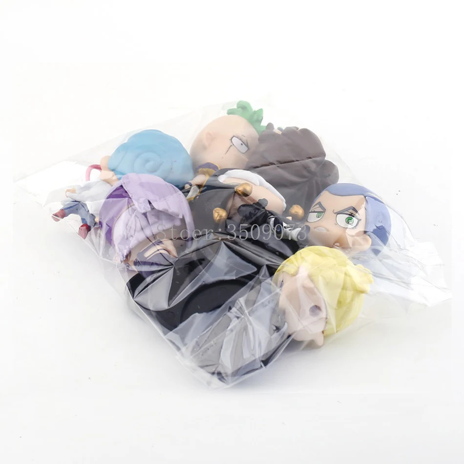 7pcs JoJo's Bizarre Adventure Golden Wind Anime Figure Kujo Jotaro Action Figure Giorno Giovanna Risotto Nero Figurine Model
7pcs JoJo's Bizarre Adventure Golden Wind Anime Figure Kujo Jotaro Action Figure Giorno Giovanna Risotto Nero Figurine Model