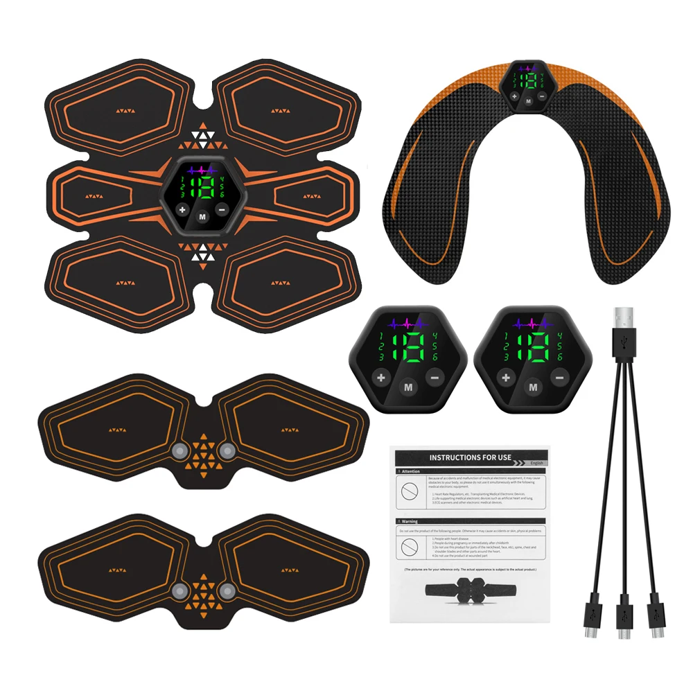 Muscle Stimulator EMS Abdominal Hip Trainer LCD Display Toner USB Abs Fitness Training Home Gym Weight Loss Body Slimming
Muscle Stimulator EMS Abdominal Hip Trainer LCD Display Toner USB Abs Fitness Training Home Gym Weight Loss Body Slimming