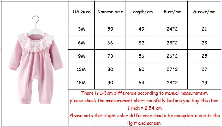 Newborn Infant Toddler Embroidery Baby Girls Long Sleeve Rompers Jumpsuit Clothes Outfits Autumn Cute Lovely Baby Clothing 0-18M
Newborn Infant Toddler Embroidery Baby Girls Long Sleeve Rompers Jumpsuit Clothes Outfits Autumn Cute Lovely Baby Clothing 0-18M