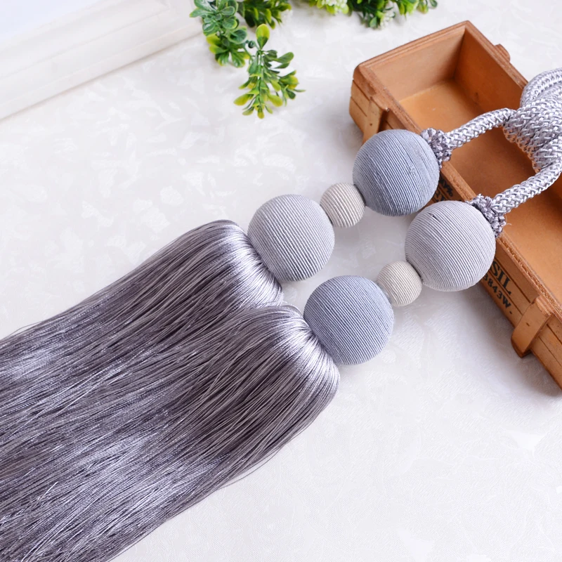 2 Pcs 4 Balls Morden Curtain Hanging Ball Curtains Tassels Curtain Tiebacks Bandages Brushes Curtain Accessories
2 Pcs 4 Balls Morden Curtain Hanging Ball Curtains Tassels Curtain Tiebacks Bandages Brushes Curtain Accessories