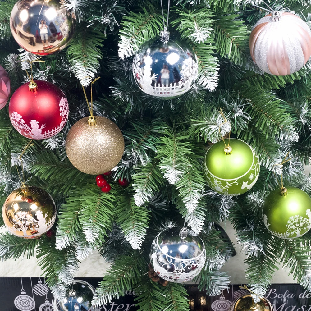 New 12Pcs 8cm Christmas Ball Pendant Xmas Tree Decor Ball Bauble Xmas Party Hanging Balls Ornament Decors Gift
New 12Pcs 8cm Christmas Ball Pendant Xmas Tree Decor Ball Bauble Xmas Party Hanging Balls Ornament Decors Gift
