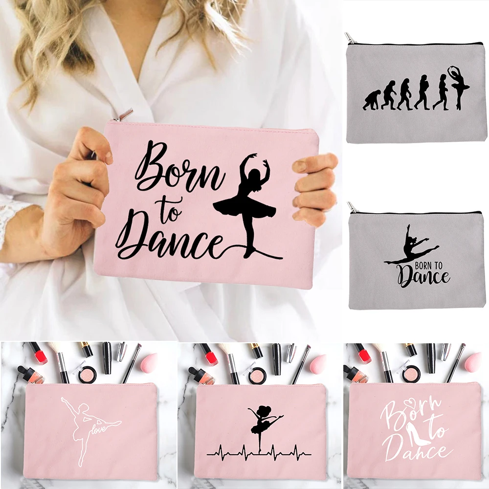 Born To Dance Women Canvas Cosmetic Cases Bags Casual Makeup Pouch Women Fashion Harajuku Lipstick Bag Reusable Handbag Gifts
Born To Dance Women Canvas Cosmetic Cases Bags Casual Makeup Pouch Women Fashion Harajuku Lipstick Bag Reusable Handbag Gifts