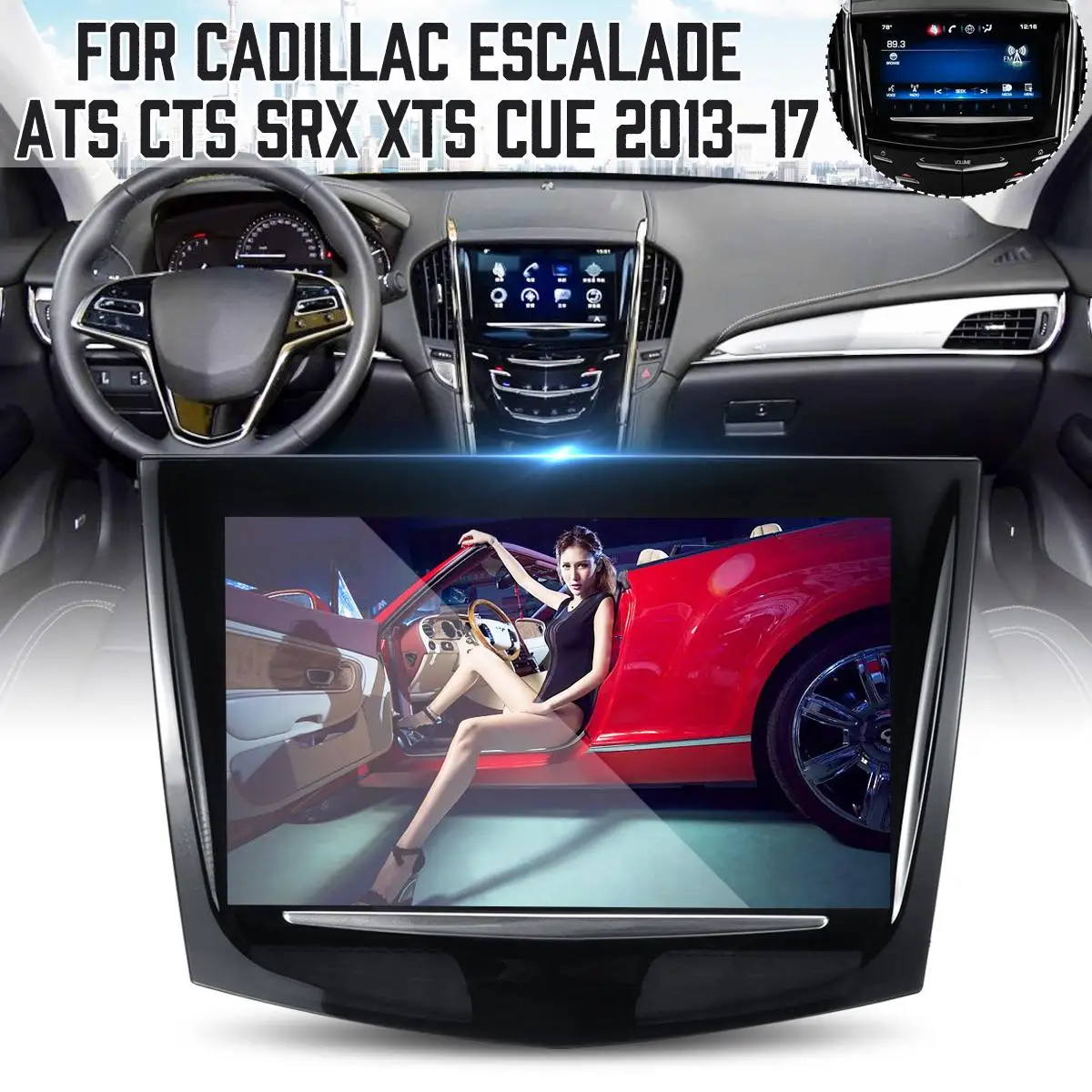 1x сенсорный экран для Cadillac Escalade ATS CTS SRX XTS CUE 2013-2017 sense, сенсорный дисплей с дигитайзером 23106488
1x сенсорный экран для Cadillac Escalade ATS CTS SRX XTS CUE 2013-2017 sense, сенсорный дисплей с дигитайзером 23106488