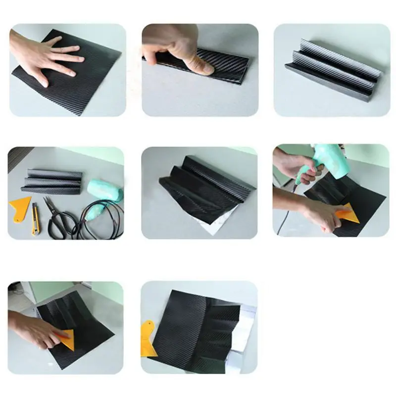 3D Carbon Fibre Adhesive Wrap for Car 1500 x 300 mm Black for Interior/Exterior Textured 3D Effect
3D Carbon Fibre Adhesive Wrap for Car 1500 x 300 mm Black for Interior/Exterior Textured 3D Effect