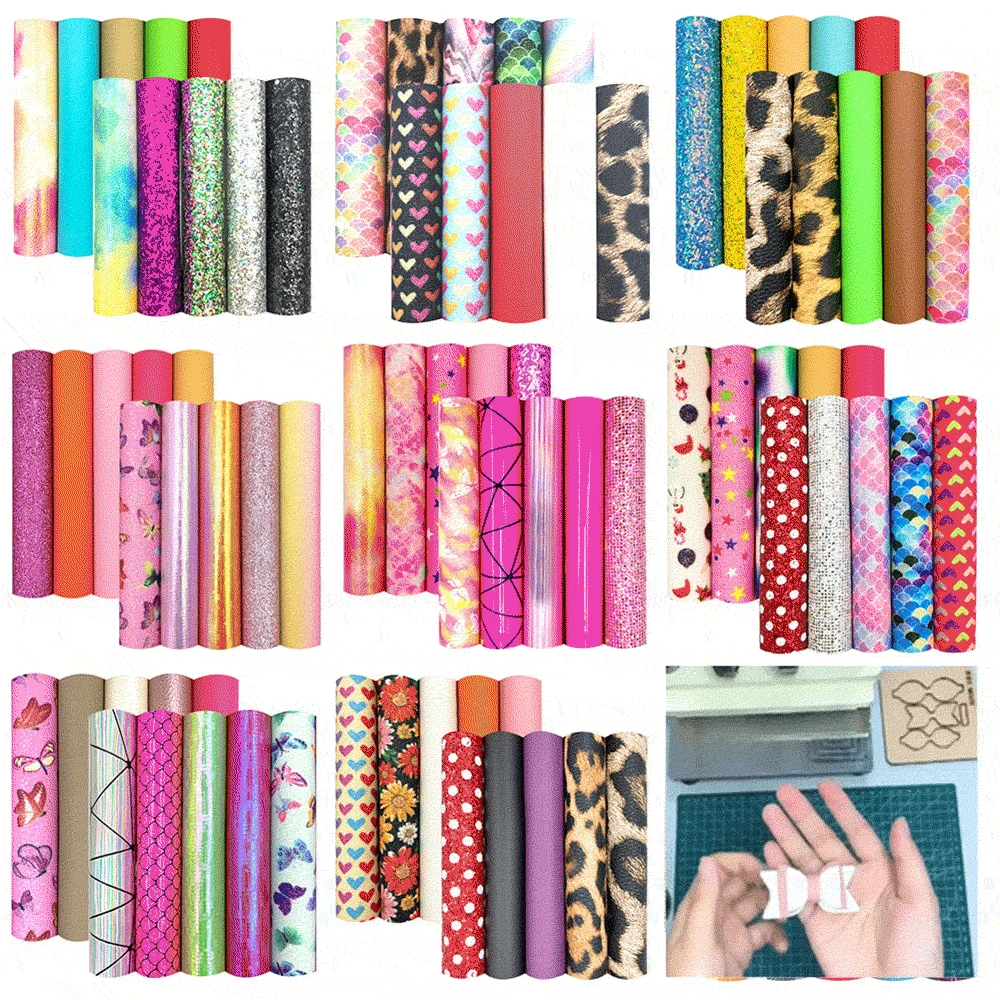 10pcs/Set PU Printed Leathere Fabric Fine Chunky Glitter Candy Floral Suede Mermaid Vinyl Sparkle DIY Bows Earring Making A5
10pcs/Set PU Printed Leathere Fabric Fine Chunky Glitter Candy Floral Suede Mermaid Vinyl Sparkle DIY Bows Earring Making A5