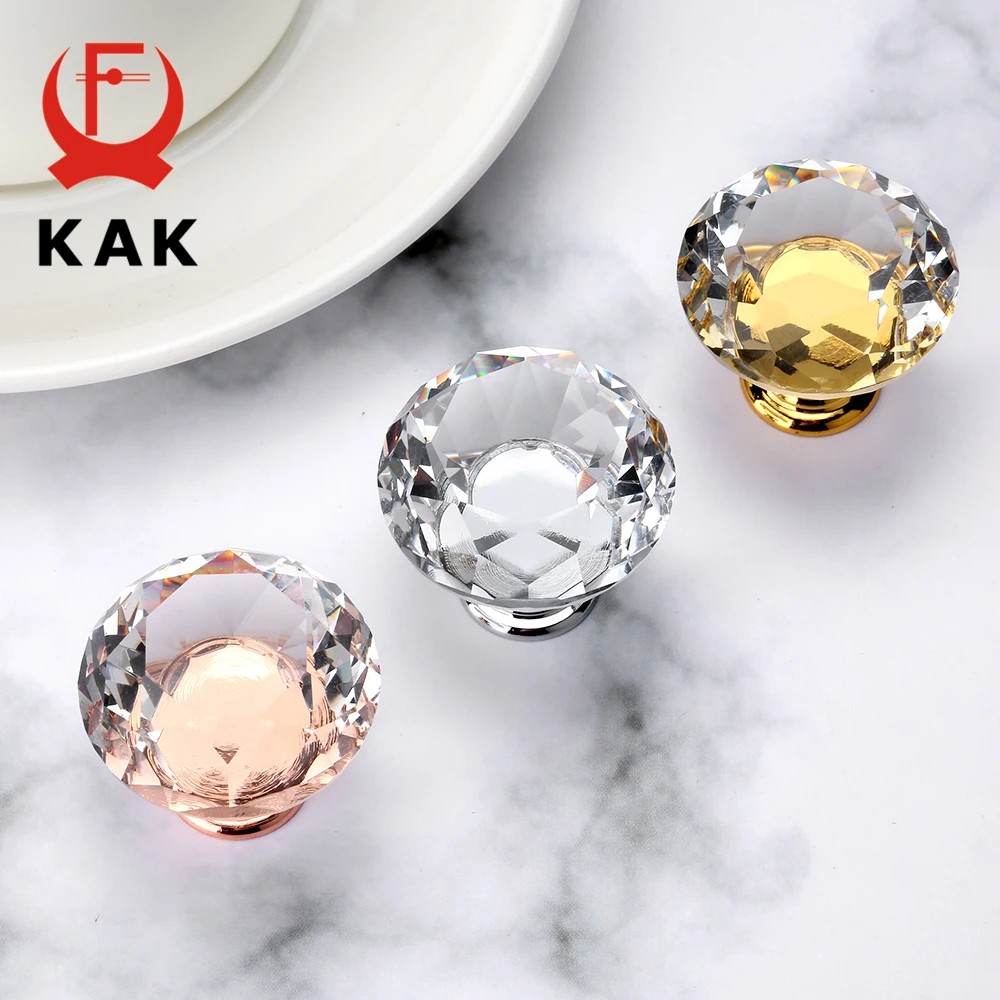 KAK 40mm Diamond Shape Crystal Glass Knobs Cupboard Pulls Drawer Knobs Kitchen Cabinet Handles Furniture Handle Hardware
KAK 40mm Diamond Shape Crystal Glass Knobs Cupboard Pulls Drawer Knobs Kitchen Cabinet Handles Furniture Handle Hardware