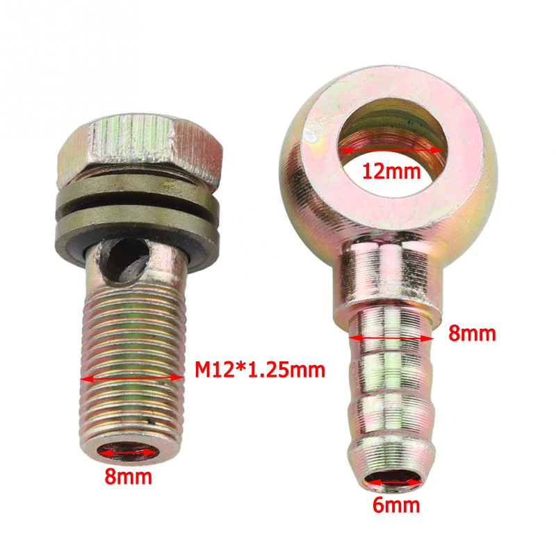 2pcs/Set M12x1.25mm Motorcycle Refit Oil Cooler Fittings Plug M8 Ball Head Adapter For Refitting Engine Oil Cooler Outlet Inlet
2pcs/Set M12x1.25mm Motorcycle Refit Oil Cooler Fittings Plug M8 Ball Head Adapter For Refitting Engine Oil Cooler Outlet Inlet