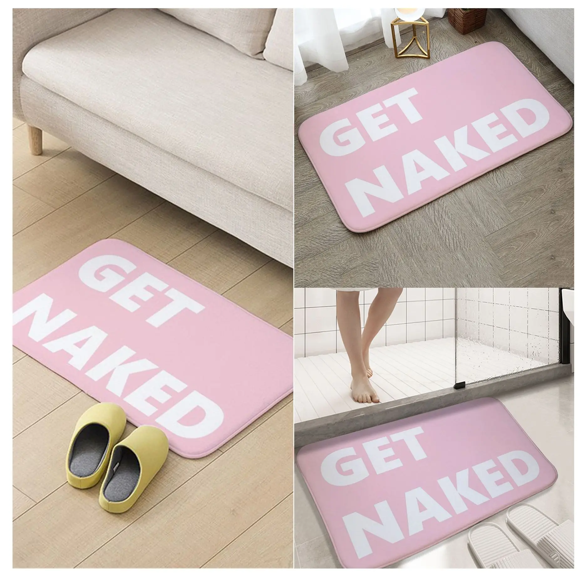 Коврик Get Naked, Придверный коврик для входа в ванную комнату, напольные коврики для ванной, Впитывающий Коврик, противоскользящий кухонный ко... 
Коврик Get Naked, Придверный коврик для входа в ванную комнату, напольные коврики для ванной, Впитывающий Коврик, противоскользящий кухонный ко...