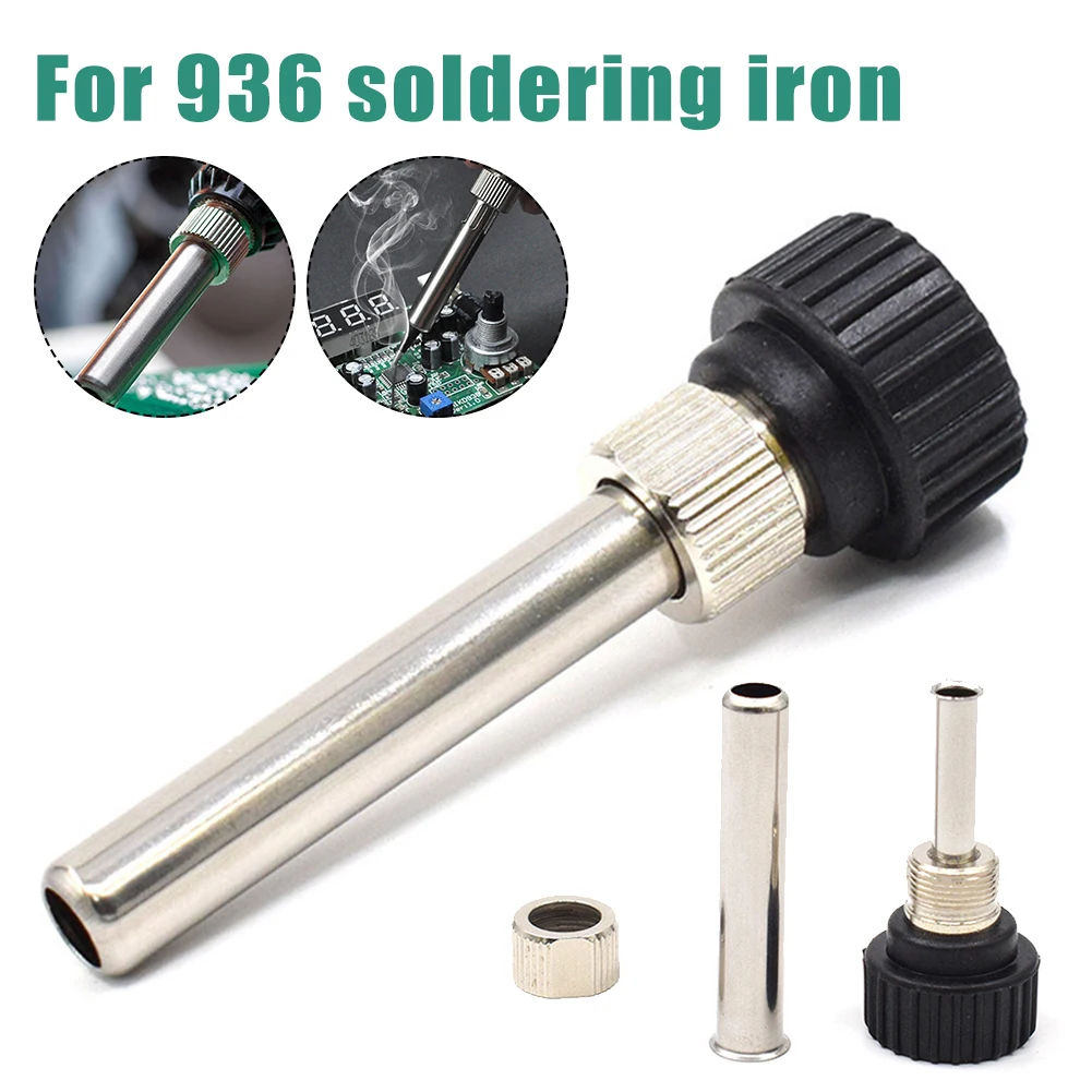 Electric soldering iron three-piece Soldering Station Iron Handle Accessories for 936 Iron Head Cannula Iron Hot Sale
Electric soldering iron three-piece Soldering Station Iron Handle Accessories for 936 Iron Head Cannula Iron Hot Sale