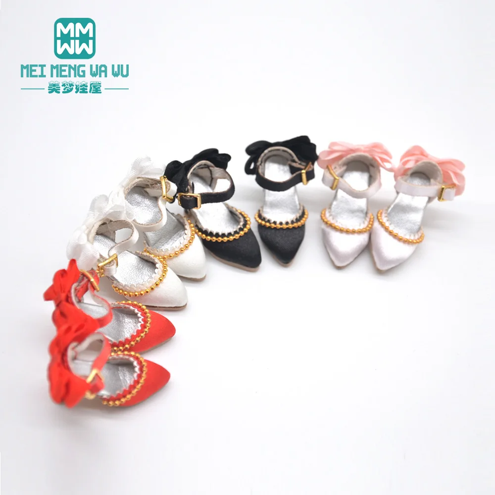 Кукольная обувь для blyth Azone OB23 OB24 1/6 28-30 см модные атласные туфли на высоком каблуке