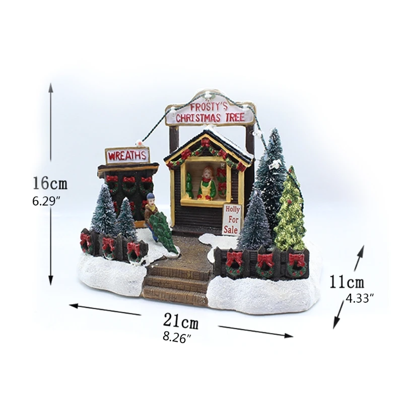 Creative LED Light Christmas Snow House Luminous Village Figurine Resin Ornament Decoration Holiday Xmas Gifts
Creative LED Light Christmas Snow House Luminous Village Figurine Resin Ornament Decoration Holiday Xmas Gifts