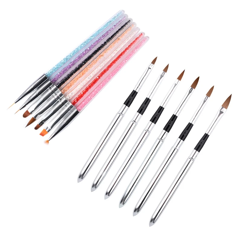 7 Pcs Crystal UV Gel Painting Manicure Tool with 6 Pcs UV Gel Extension Builder Petal Flower Painting Drawing Brush
7 Pcs Crystal UV Gel Painting Manicure Tool with 6 Pcs UV Gel Extension Builder Petal Flower Painting Drawing Brush