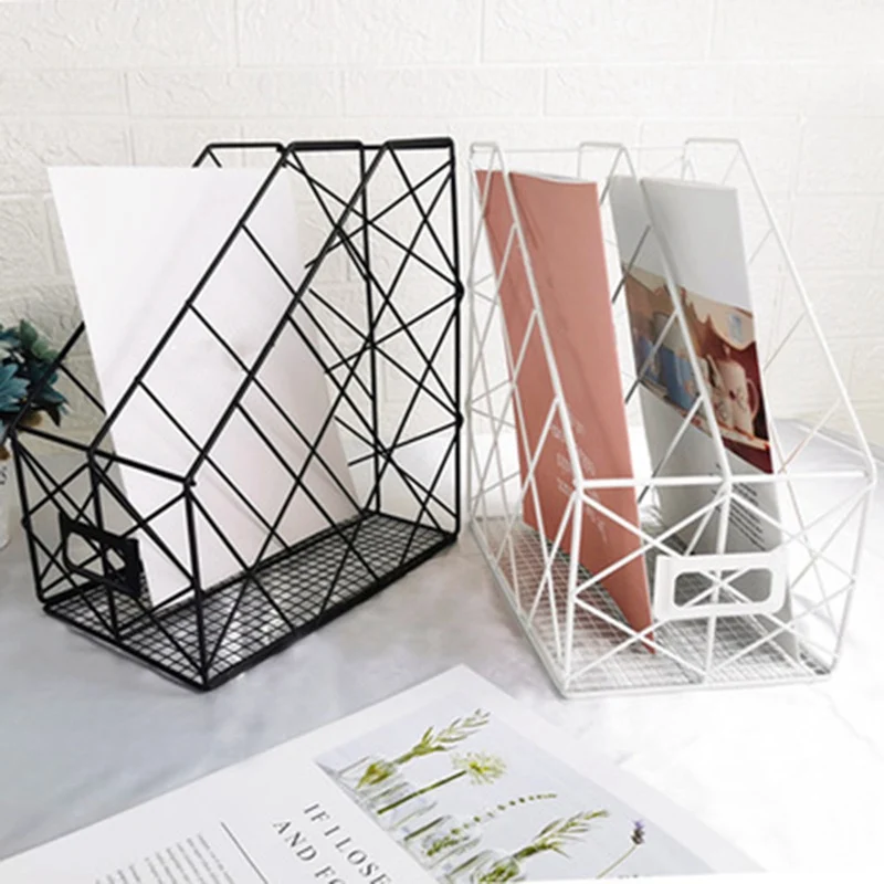 Nordic Iron File Storage Rack Home Office Desktop Book Magazine Finishing Rose Gold Table Accessories Organizer
Nordic Iron File Storage Rack Home Office Desktop Book Magazine Finishing Rose Gold Table Accessories Organizer