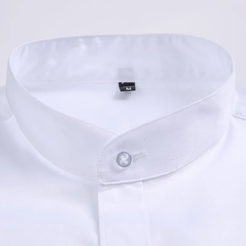 2020 Men's Stand Collar Business Shirt Youth Fashion Slim-Fit Long-Sleeved Cotton Shirt
2020 Men's Stand Collar Business Shirt Youth Fashion Slim-Fit Long-Sleeved Cotton Shirt