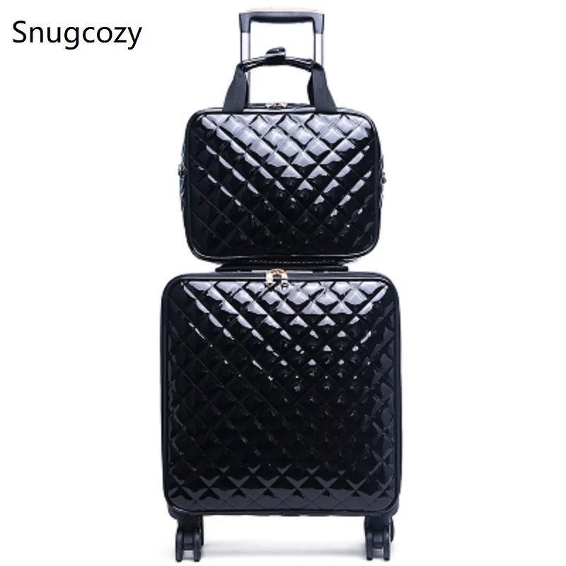 Snugcozy сумка с ромбовидной огранкой для лица размером 16/20/24 дюйма и на колесиках