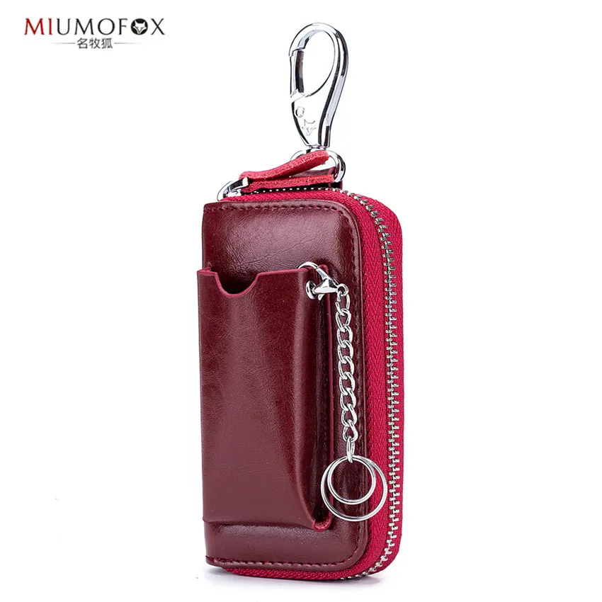 Fashion Men key Bag Leather Wallet Zipper Key Case Multifunction Unisex Coin Purse Card Holder Big Capacity Six Key positions
Fashion Men key Bag Leather Wallet Zipper Key Case Multifunction Unisex Coin Purse Card Holder Big Capacity Six Key positions