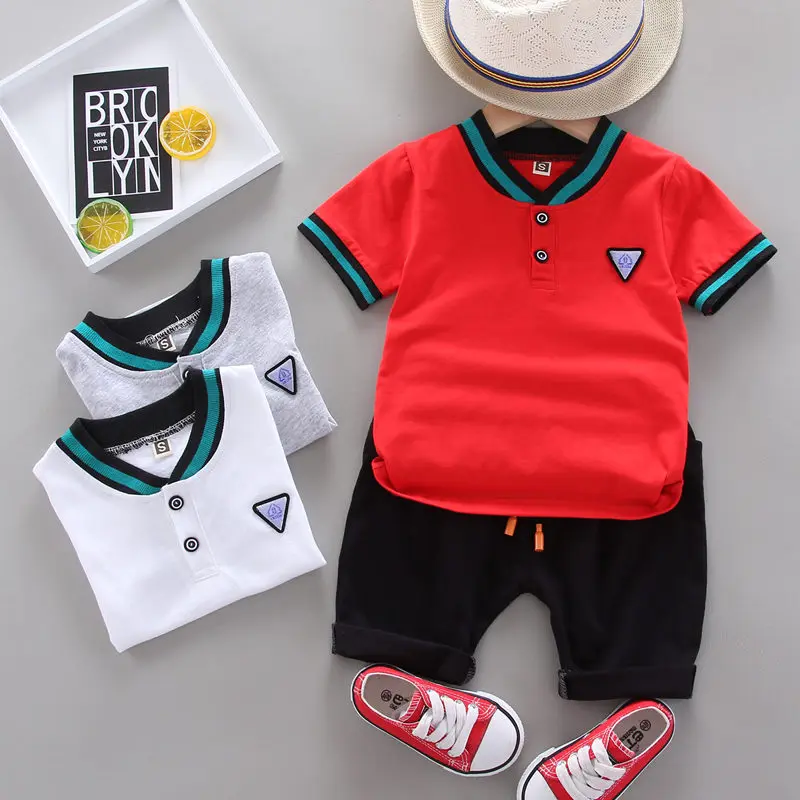 New Summer Baby Clothes Suit Children Boys Solid T Shirt Shorts 2Pcs/sets Toddler Fashion Casual Clothing Infant Kids Tracksuits
New Summer Baby Clothes Suit Children Boys Solid T Shirt Shorts 2Pcs/sets Toddler Fashion Casual Clothing Infant Kids Tracksuits