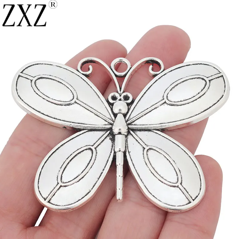 ZXZ 2pcs Large Butterfly Charms Pendants for Necklace Jewelry Making Findings 68x51mm
ZXZ 2pcs Large Butterfly Charms Pendants for Necklace Jewelry Making Findings 68x51mm