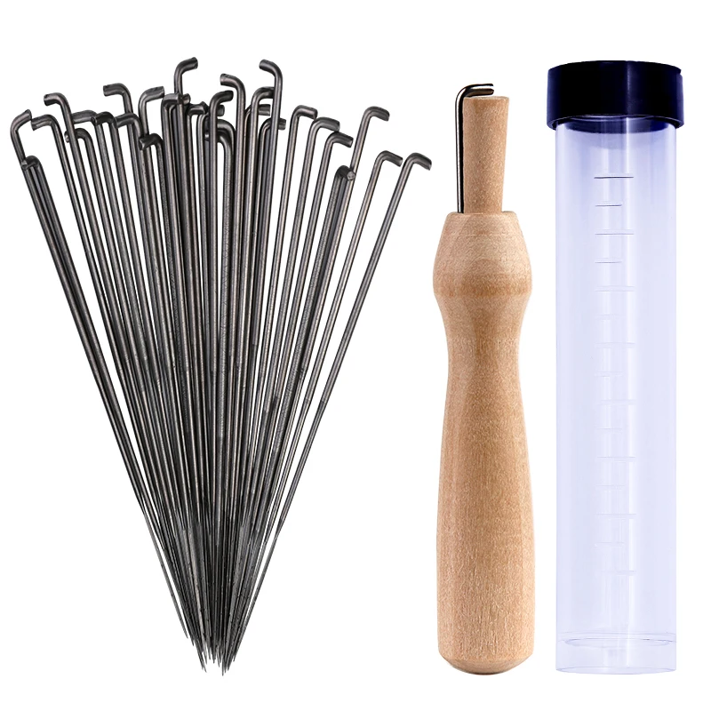 High Quality Wool Felting Needles Set DIY Craft Tools With Solid Wood Handle Felting Tool With Needle For Wool Felting Craftwork
High Quality Wool Felting Needles Set DIY Craft Tools With Solid Wood Handle Felting Tool With Needle For Wool Felting Craftwork