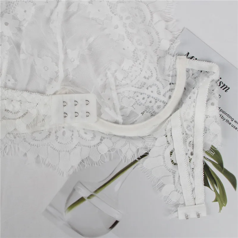 Ohyeahlover Lace Bra Set Lingerie Sexy Halter Transparent Lenceria Mujer Floral Mesh Eyelash Temptation Ladies Fashion RL80841
Ohyeahlover Lace Bra Set Lingerie Sexy Halter Transparent Lenceria Mujer Floral Mesh Eyelash Temptation Ladies Fashion RL80841