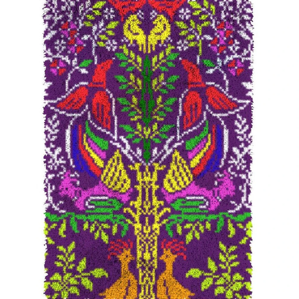 Latch hook kit Canvas for embroidery with Pre-Printed Pattern Embroidery kits For Adult Tapestry Crochet carpet hook mat Birds
Latch hook kit Canvas for embroidery with Pre-Printed Pattern Embroidery kits For Adult Tapestry Crochet carpet hook mat Birds