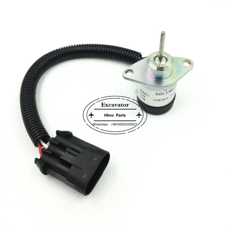 6691498 fuel shut off 12V stop solenoid for Bobcat S185 S205 S510 S530 Skid Steer Loader
6691498 fuel shut off 12V stop solenoid for Bobcat S185 S205 S510 S530 Skid Steer Loader