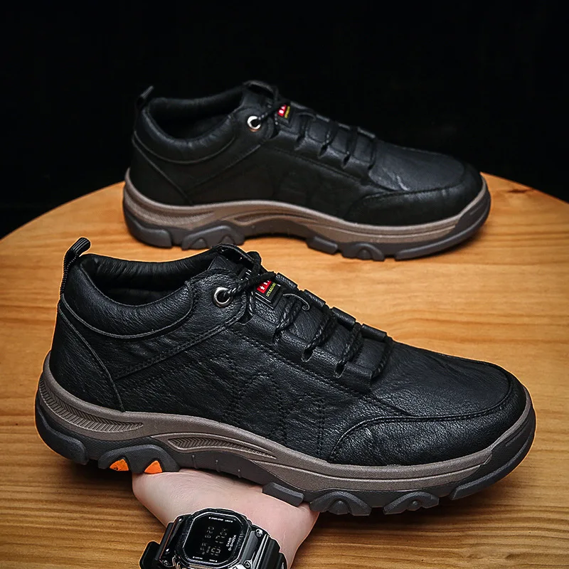 2021 Autumn Hiking Shoes Outdoor Sports Men's Shoes Wear-resistant Casual Shoes Thick-soled Waterproof Men's Leather Shoes
2021 Autumn Hiking Shoes Outdoor Sports Men's Shoes Wear-resistant Casual Shoes Thick-soled Waterproof Men's Leather Shoes