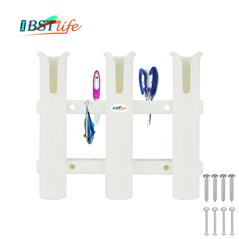 IBST LIFE 3 Tubes Link White plastic fishing rod holder fishing rod rack socket for boat marine fishing box kayak boat yacht
IBST LIFE 3 Tubes Link White plastic fishing rod holder fishing rod rack socket for boat marine fishing box kayak boat yacht