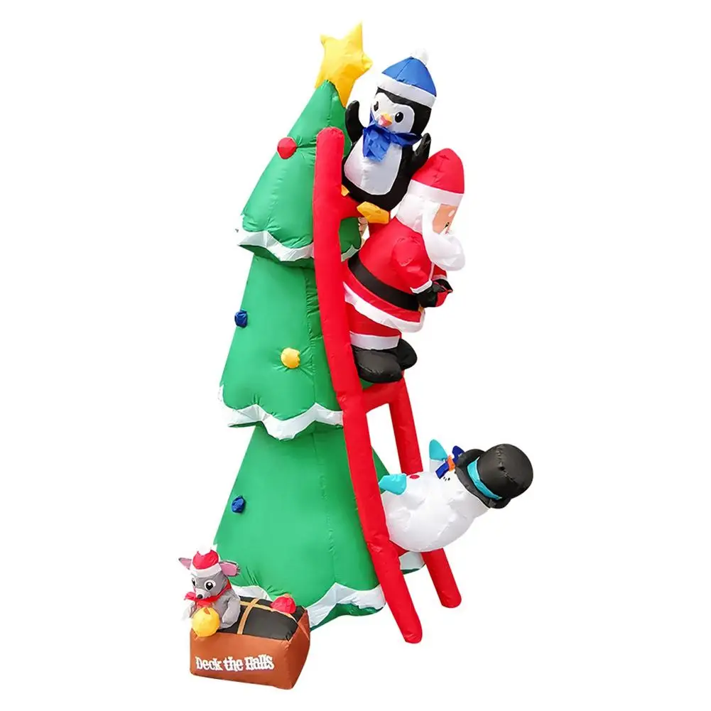 6FT Height Green Blow-up Outdoor Yard Decoration LED Blow Up Christmas Tree Sledding With Penguin Santa Clause For Christmas Ga
6FT Height Green Blow-up Outdoor Yard Decoration LED Blow Up Christmas Tree Sledding With Penguin Santa Clause For Christmas Ga