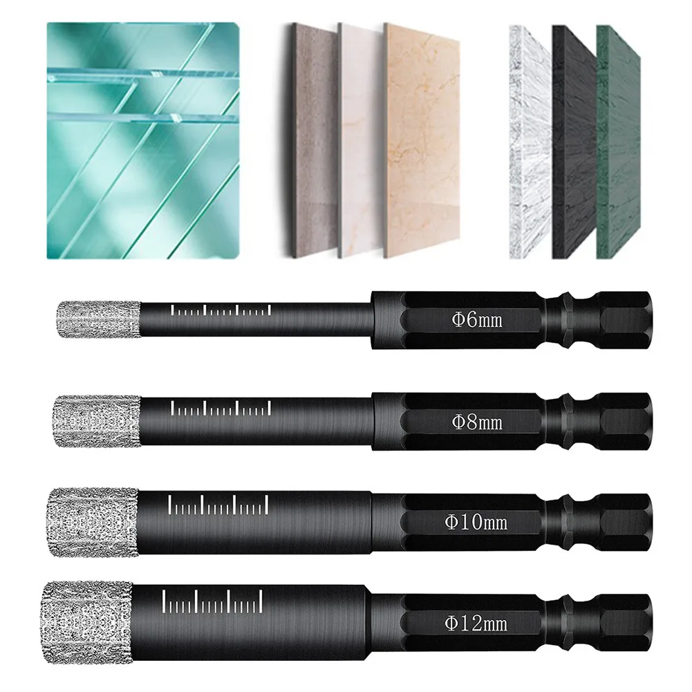 1Pc Vaccum Brazed Diamond Dry Drill Bit Set Hole Saw Cutter For Cutting Porcelain Granite Tile Glass Ceramics Marble 6/8/10/12mm 
1Pc Vaccum Brazed Diamond Dry Drill Bit Set Hole Saw Cutter For Cutting Porcelain Granite Tile Glass Ceramics Marble 6/8/10/12mm