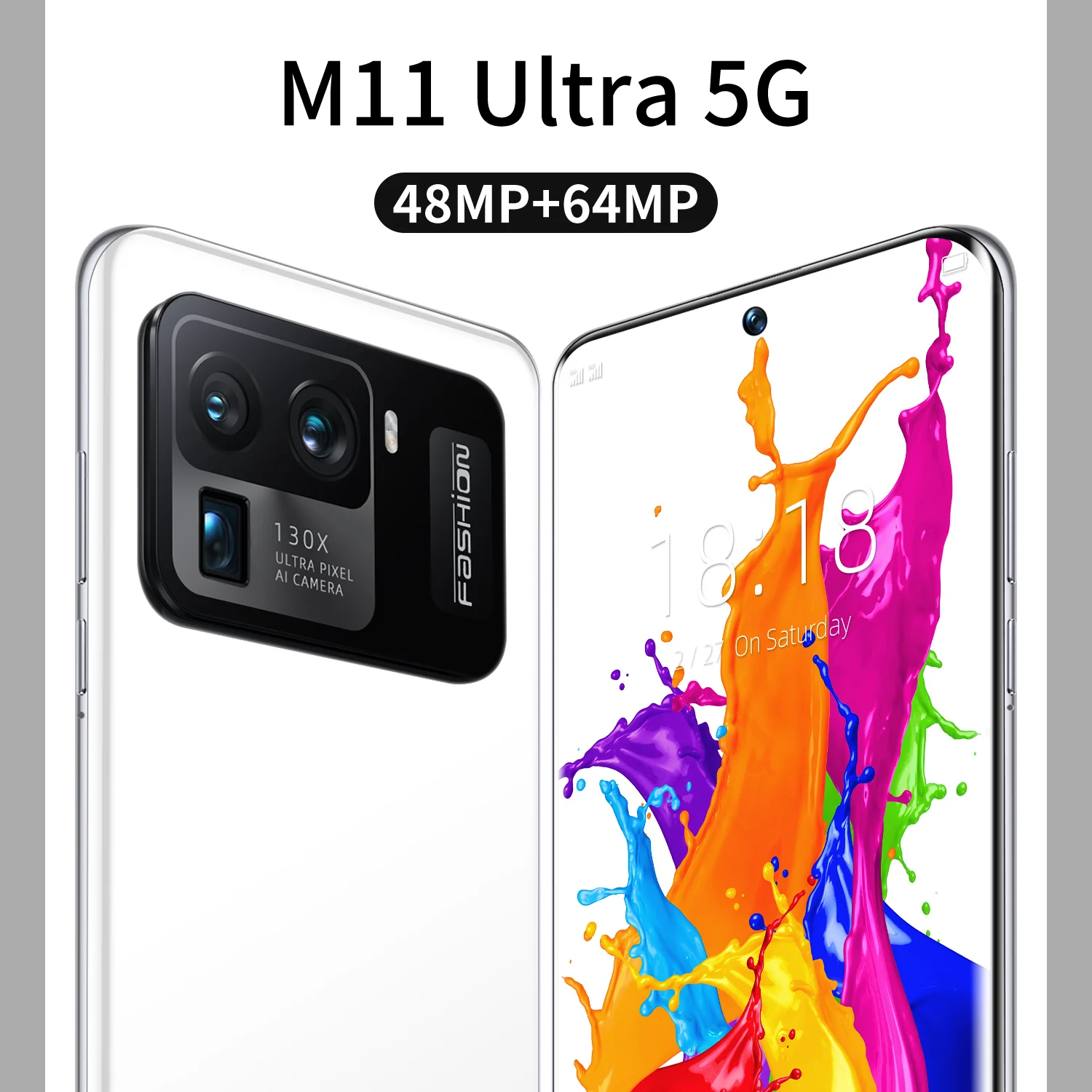Xiomi M11 Ultra Snapdragon888 Smartphone 7.3Inch 4G 5G LTE 16GB RAM 1T 48+64MP ROM Andriod11 Cellphone Qualcomm Mobile Phone
Xiomi M11 Ultra Snapdragon888 Smartphone 7.3Inch 4G 5G LTE 16GB RAM 1T 48+64MP ROM Andriod11 Cellphone Qualcomm Mobile Phone