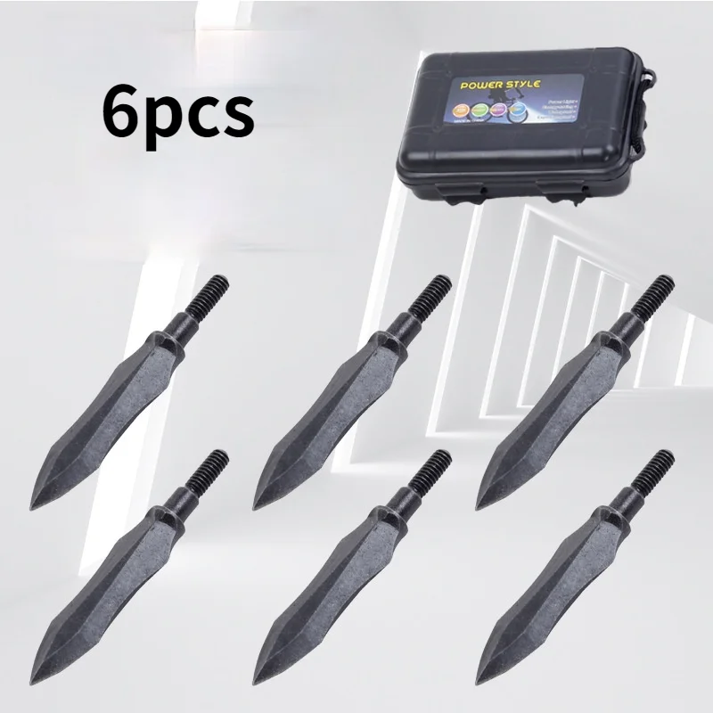 Replaceable High-Quality Metal Tip 6pcs/Set Of 100gn-125gn Tip, Used For Archery Hunting Bow And Arrow Accessories 
Replaceable High-Quality Metal Tip 6pcs/Set Of 100gn-125gn Tip, Used For Archery Hunting Bow And Arrow Accessories