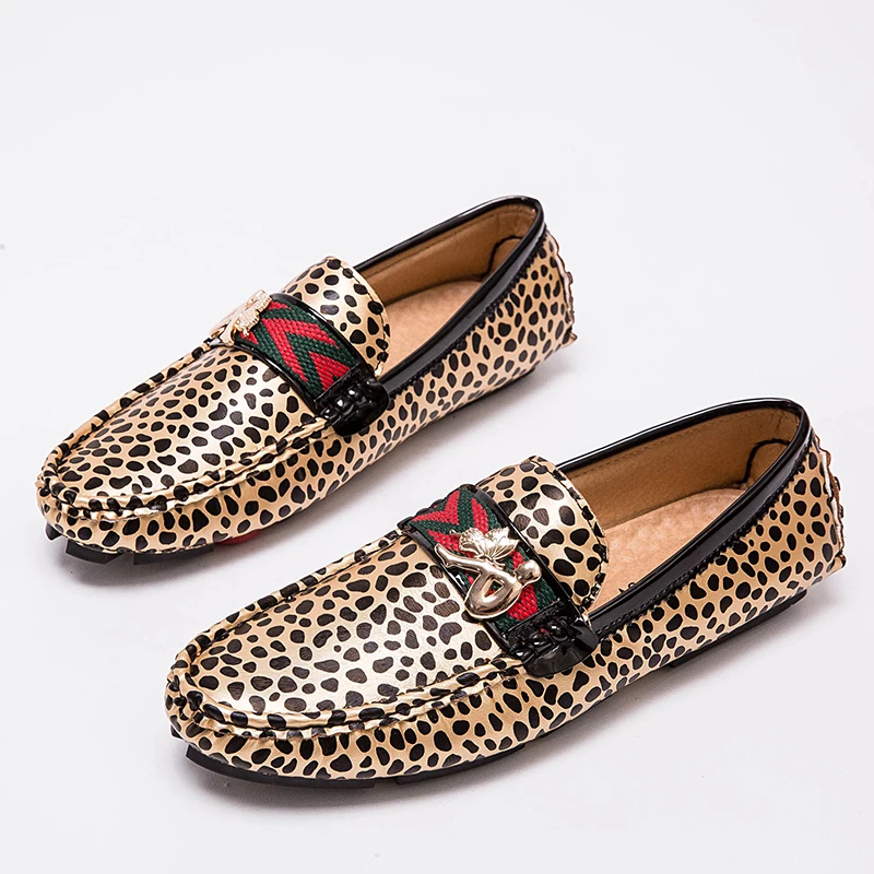 Fashion Men Casual Loafers Lazy Walking Casual Shoes Gold Leopard Driving Shoes Men Summer Breathable Leisure Loafers 39-48
Fashion Men Casual Loafers Lazy Walking Casual Shoes Gold Leopard Driving Shoes Men Summer Breathable Leisure Loafers 39-48