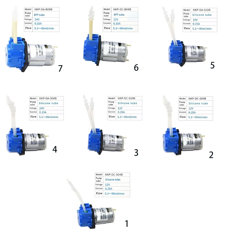 2022 New Self-priming Pump 12V/24V Peristaltic Pump 8 Types Aquarium DIY Pump Small Pump
2022 New Self-priming Pump 12V/24V Peristaltic Pump 8 Types Aquarium DIY Pump Small Pump