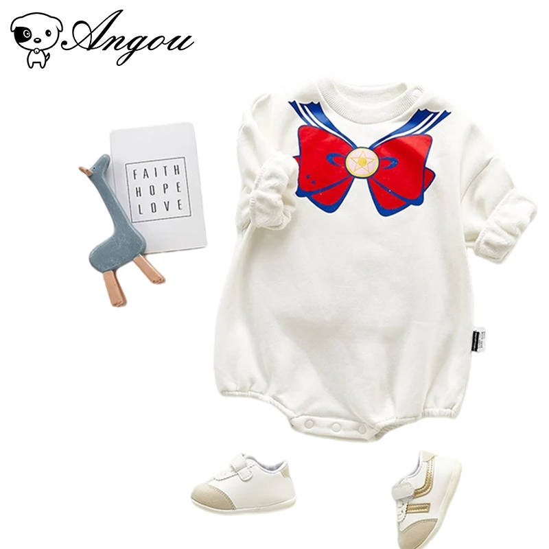 Angou Printing Sweet Romper Newborn Baby Girl Long Sleeves Bodysuit Printed Bow Jumpsuit Autumn Cotton Toddler Baby Clothes
Angou Printing Sweet Romper Newborn Baby Girl Long Sleeves Bodysuit Printed Bow Jumpsuit Autumn Cotton Toddler Baby Clothes