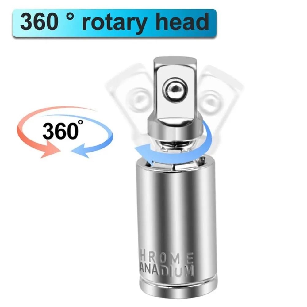 6PCS Universal Joint Set Ratchet Angle Extension Bar Socket Adapter 1/4 3/8 1/2\" Tools Accessories Wholesale
6PCS Universal Joint Set Ratchet Angle Extension Bar Socket Adapter 1/4 3/8 1/2\" Tools Accessories Wholesale