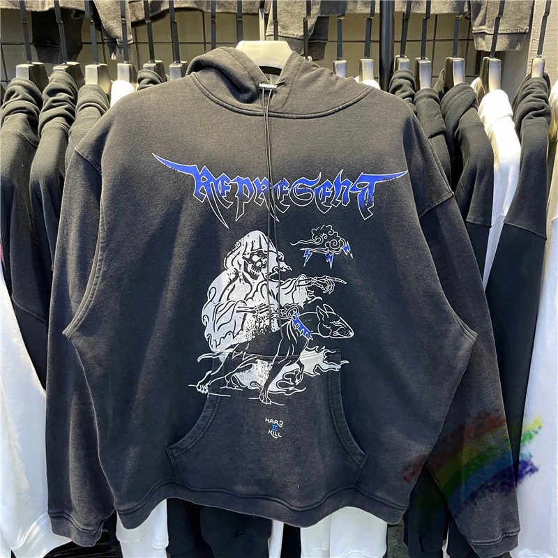 Vintage Represent Hoodie Men Women 1:1 Best Quality Devil Hound Graghic Represent Pullover Nice Washed Heavy Fabric Hooded
Vintage Represent Hoodie Men Women 1:1 Best Quality Devil Hound Graghic Represent Pullover Nice Washed Heavy Fabric Hooded