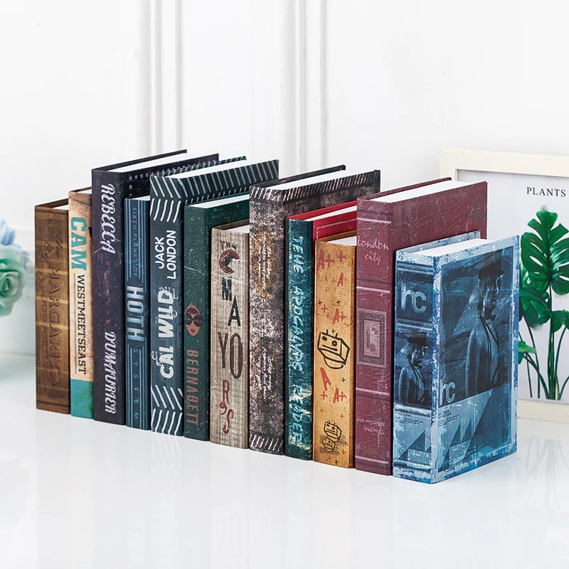 10PCS Industrial Wind Retro Fake Book Decoration Room Wine Cabinet Simulation Books Prop Model Book Creative Cafe Decoration
10PCS Industrial Wind Retro Fake Book Decoration Room Wine Cabinet Simulation Books Prop Model Book Creative Cafe Decoration