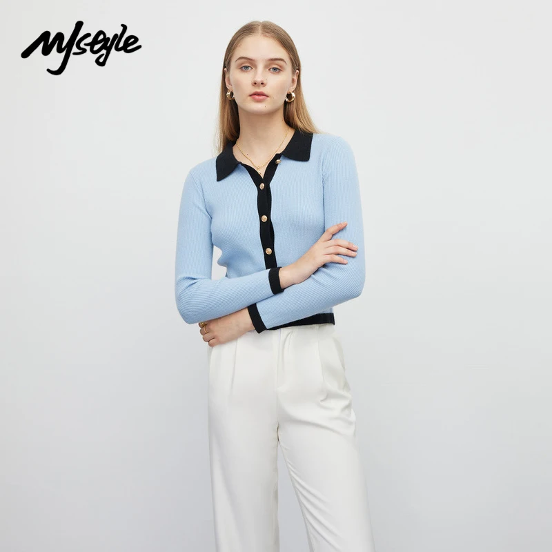 MJstyle 2021 осень зима женские винтажные элегантные тонкие рубашки с воротником вязаный свитер на пуговицах Sueter De Mujer 721190041
MJstyle 2021 осень зима женские винтажные элегантные тонкие рубашки с воротником вязаный свитер на пуговицах Sueter De Mujer 721190041
