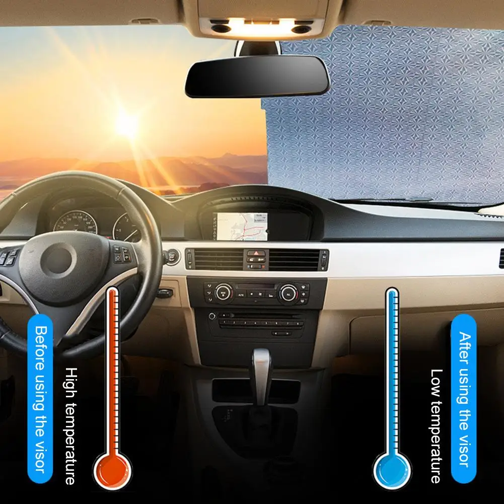Car Windshield Sun Shade Automatic Foldable Retractable Sunshades Car Front Window Sunshades UV Ray Reflector For Car Truck SUV
Car Windshield Sun Shade Automatic Foldable Retractable Sunshades Car Front Window Sunshades UV Ray Reflector For Car Truck SUV